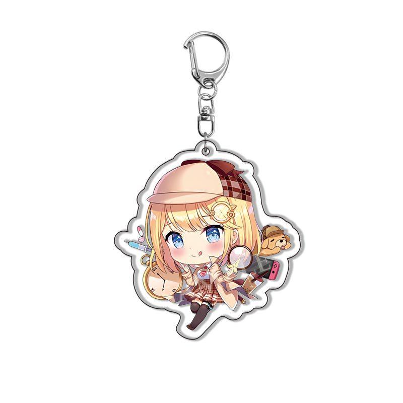 Figurine Anime Hololive Vtuber Cosplay Breloc Acrilic Hoshimachi Suisei Gawr Gura Nanashi Mumei Breloc Fani Decorație Cadouri