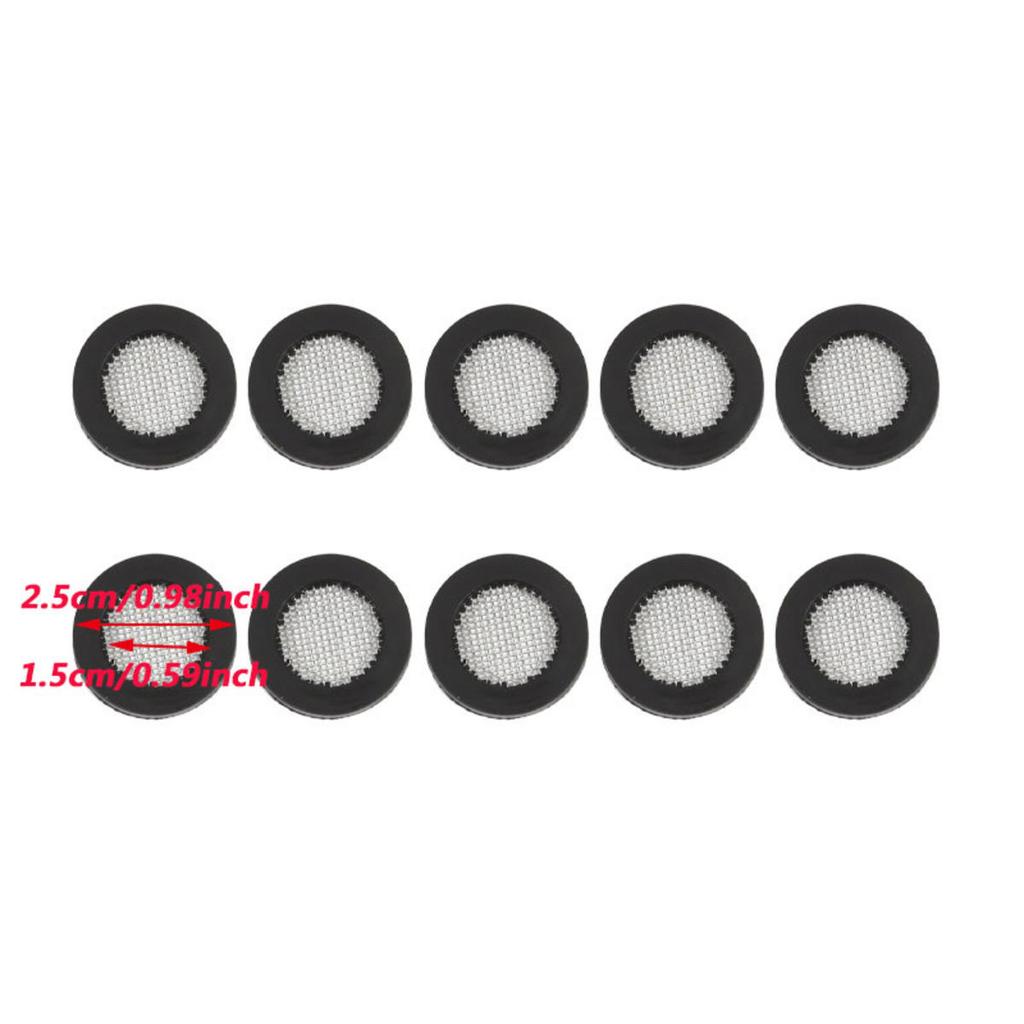 10PCS Rubber Gasket Hose Washer Seal O Ring Flat Gasket Filter Net Garden Shower Head Hose Water Faucet Accessories
