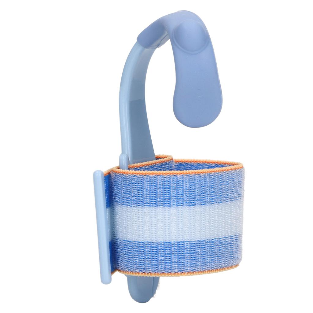 Pen Hold Corrector Ergonomic Design Pen Grip Wrist Brace Writing Posture Corrector Tool for Students Blue