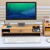 Computer Monitor Stand Ergonomic Height Desktop Storage Shelf Organizer Stand For Computer For Laptop Printer PC TV Screen Pen