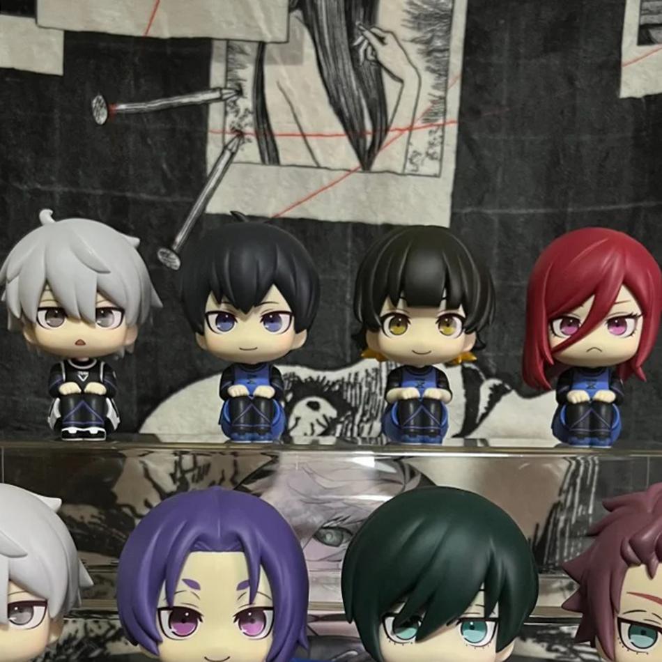 BLUE LOCK Akční figurky Isagi Yoichi Bachira Meguru Anime figurka Q verze Figurka PVC Sběratelský model Dětská panenka Hračky Dárky
