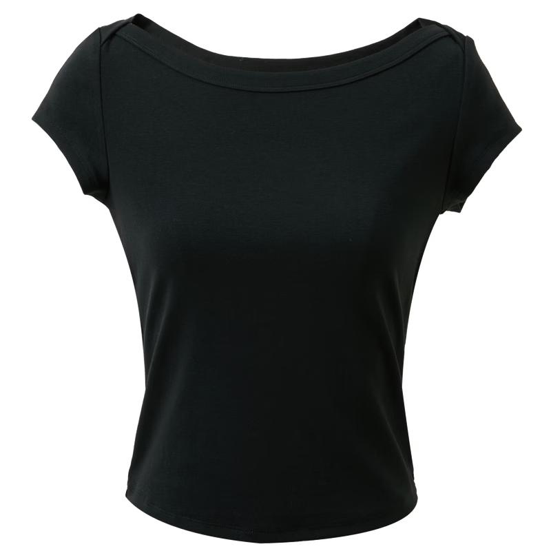 

Slim-Fit Cropped Short-Sleeve T-Shirt S