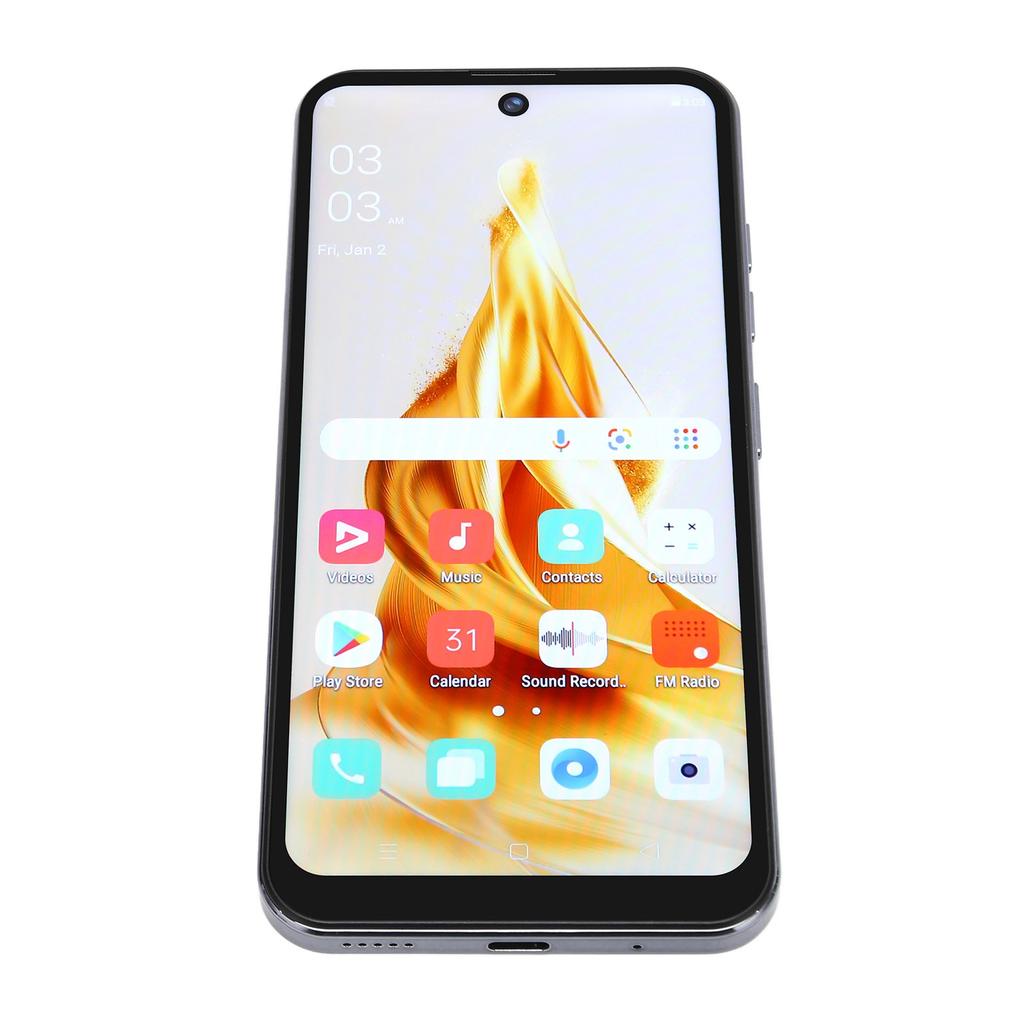 HD Screen Cell Phone 6.6in 4G 6GB RAM 128GB ROM 7000mAh 8MP 24MP Face Unlocks Smartphone for Android 13