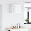Wall Cabinet PORTO High Gloss White 50 X 31 X 40 Cm Engineered Wood