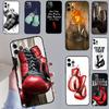 Boxing Gloves Sports Case For iPhone 16 13 11 12 14 15 Pro Max Mini XR X XS MAX Plus Cover Cases