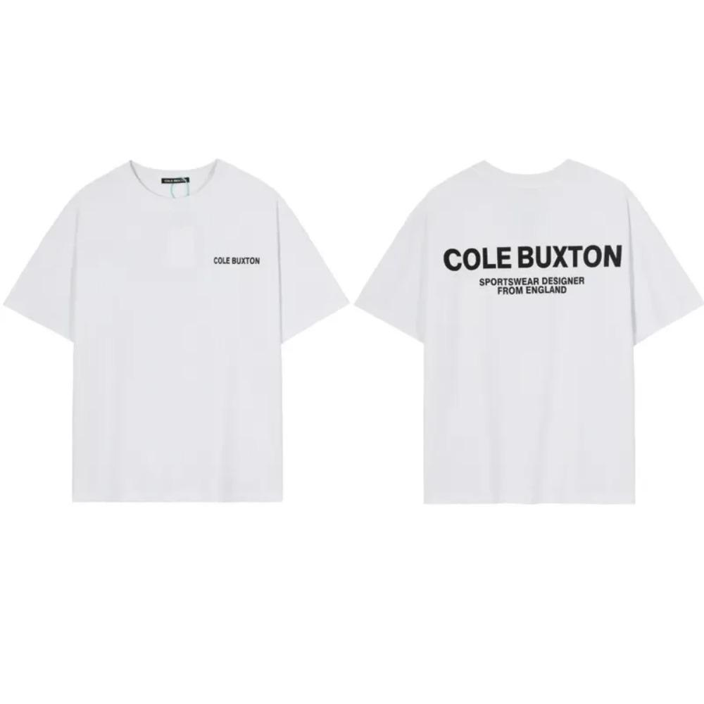 Summer Fashion Heavyweight Retro Men's English Letters 100% Cotton Printed Round Neck High-quality Casual Fitness Street T-shirt