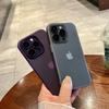 Luxuriöse transparente matte Handyhülle für iPhone 15 14 13 12 11 Pro Max Plus Ultradünne klare stoßfeste Bumper-Abdeckung