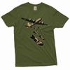 Men's Funny T-shirt Airplane F-bomb Tee Shirt Birthday Gift Funny F Bomb Tee