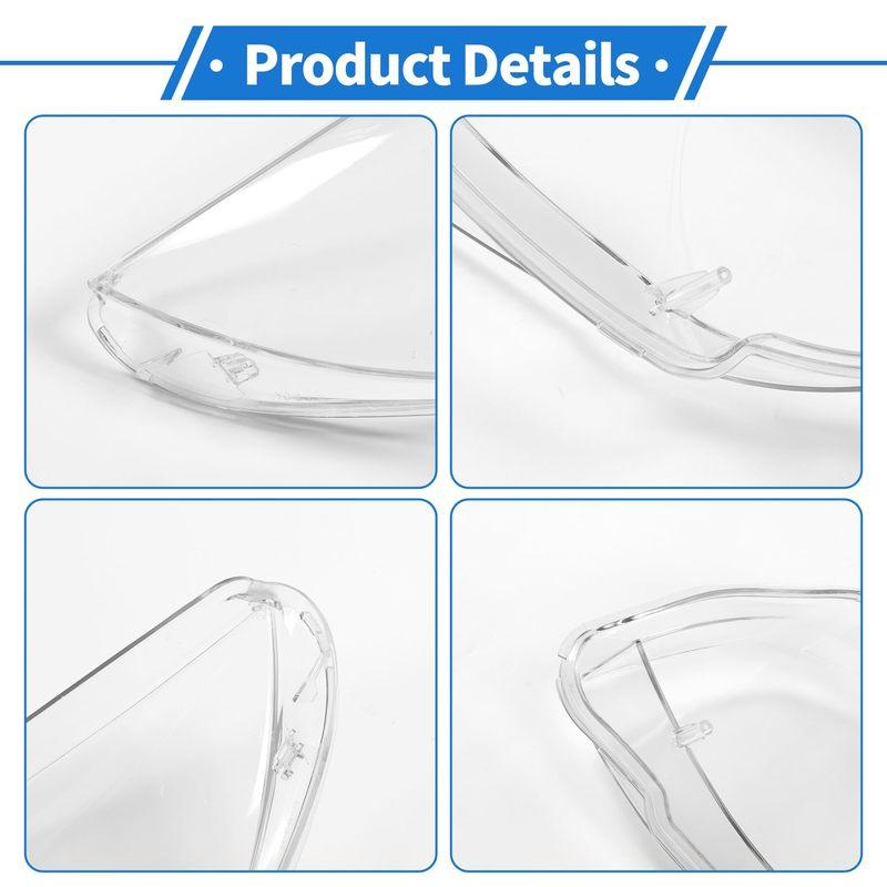 For BMW E92 E93 LCI Facelifted Model 2010 2012 2013 Car Front Headlight Lens Cover Auto Shell Headlamp Lampshade Shell Cover