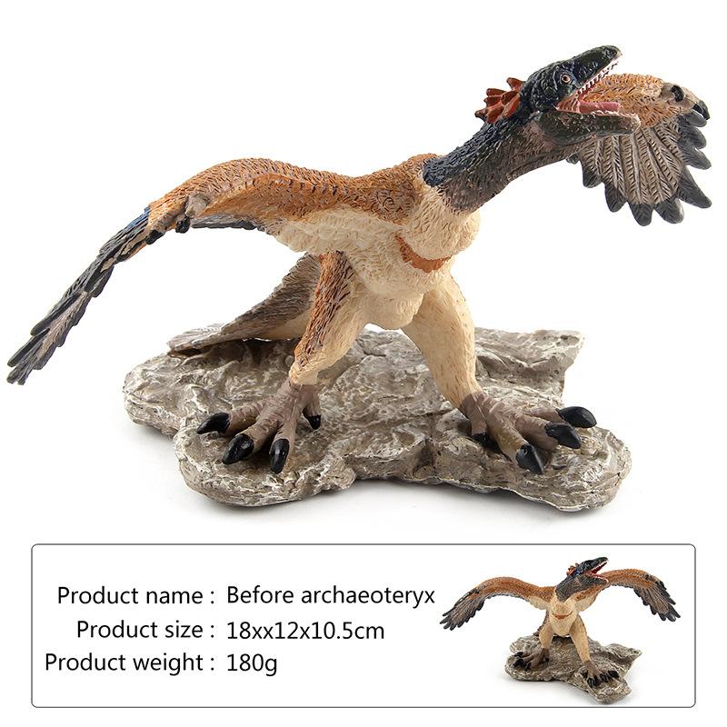 

Детали фото Мир динозавров Фигурка Модель Игрушка Поздний археоптерикс Овираптор