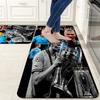 EH poster Flannel Kitchen Mat Christmas Soft Area Rug Non Slip Floor Carpet Home Decoration