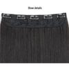 Seamless One-Piece Long Straight Hair Extension, 5-Clip, Ancient Costume Hanfu Style, Available in 60cm, 80cm, 100cm Lengths