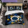 Biancheria da letto a tema Club Brugge FC Set 3 Pezzi Copripiumino Biancheria da letto Decorativa Per Camera Adolescenti Decorazione Casa