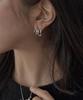 Chalangsi Little Snake One-Touch Earrings 925 Silver