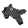 Striped Dog Pajamas Fashionable Cute Warm Comfortable Stretchy Dog Jumpsuit for Dogs Puppies Cats
