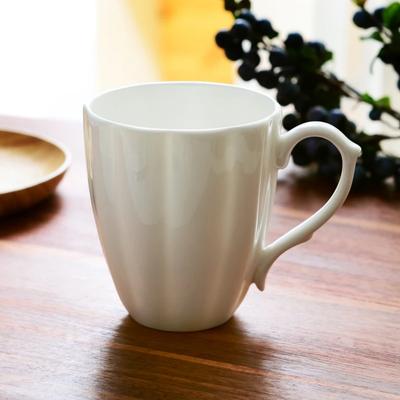 400ML, reinweiße Bone China Original-Frühstückstassen, Kürbisdesign, niedliche Tassen und Becher, Porzellan-Thermotasse für Kaffee, Tee
