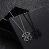 Spider Pendant Necklace Gothic Punk Jewelry Birthday Gift for Halloween & Daily Wear