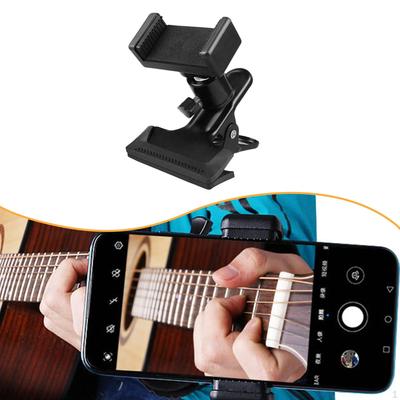 Guitar Head Phone Holder 360° Rotation Compact Anti Slip Versatile Practical Adjustable Stand