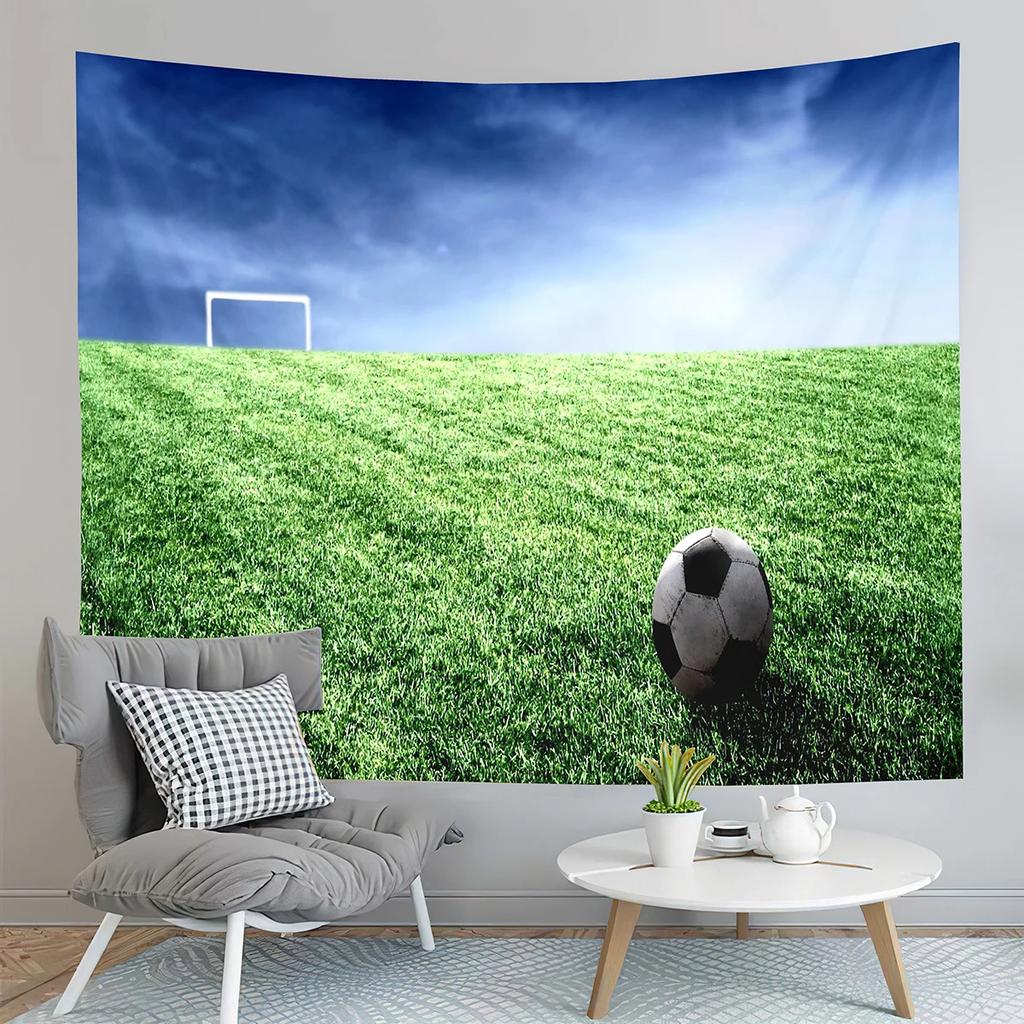 Football Tapestry, Stadium   Fans  Art Living Room Bedroom Wall Hanging Tapestry