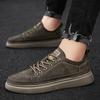 Klassische Herren-Sneakers, Plateau-Slipper, Freizeitschuhe für Herren, Leder-Sneakers, neue bequeme flache Schuhe, Frühlings-Herren-Loafer-Schuhe