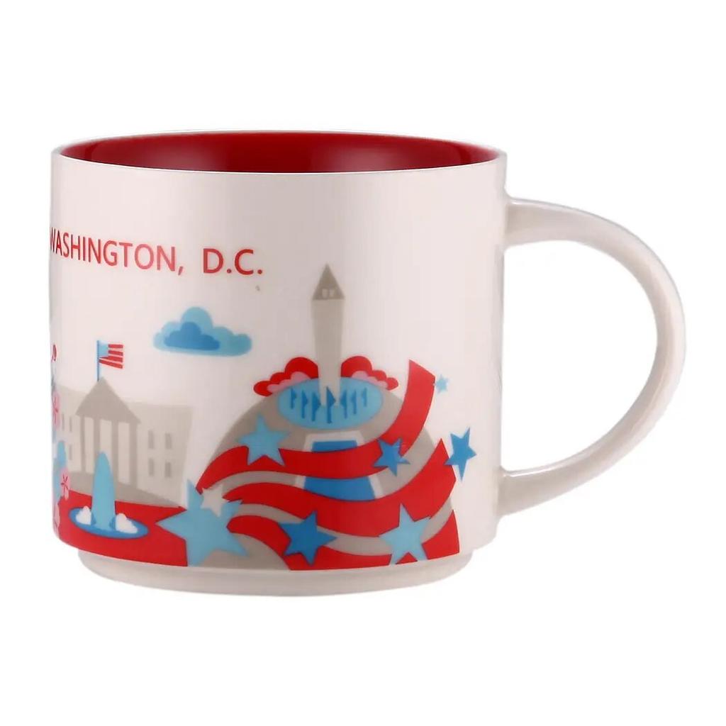 Ins City Cup USA City Bone China Mug Global Collection Ceramic Japan England London Paris Hawaii Chicago New York City Mug 400ML