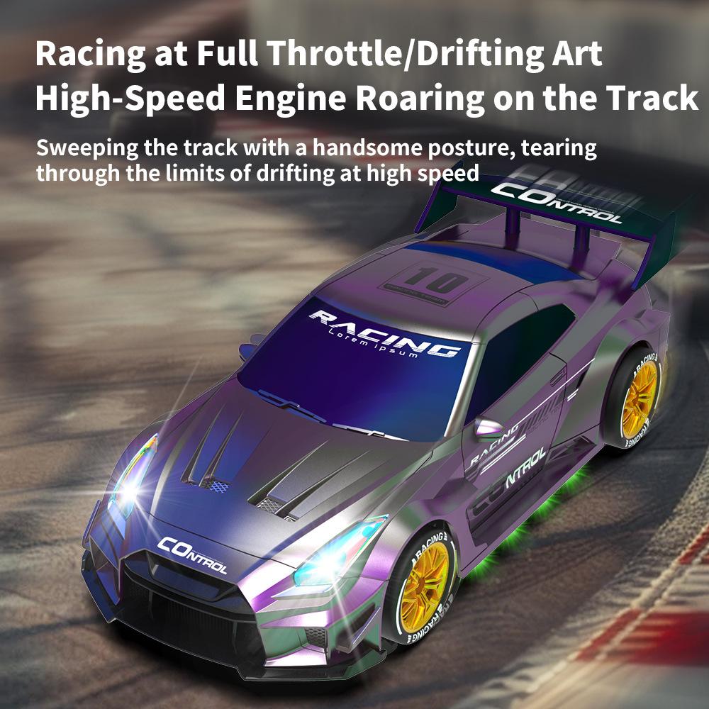 Non-Toxic Jjrc Q228 Remote Control Car Iridescent Rc Drift Racing Toy 2.4G Multiplayer Battle Mode Electric Stunt Vehicle For Kids Gifts
