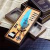 Feather Pen Quill Pen Dip Pen Set with Ink 5x Different Replacement Nibs Pen Holder for Calligraphy Lovers Festival Gift
