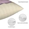 Asamimichaan Asleep Cartoon Pillowcase Polyester Cushion Cover Decorations Cute Asamimi Pillow Case Cover Chair Square 45X45Cm