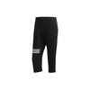 3/4 Knit Running Pants With Stripes Men Bottoms Black DY8726