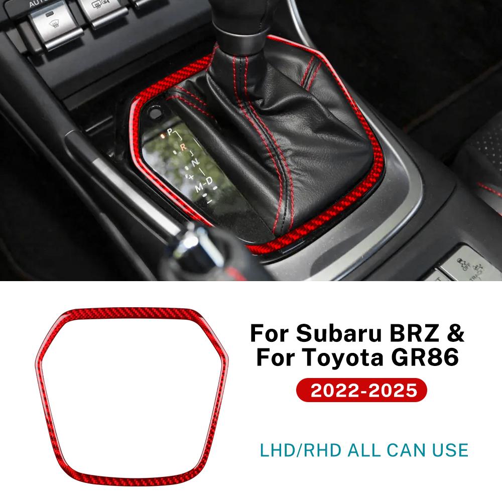 

Real Soft Carbon Fiber Sticker For Subaru BRZ Toyota GR86 2025 2025 2025 2025 2025 LHD RHD Car Automatic Gear Frame Accessories