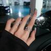 Niche Design Micro-Inlaid Zircon Cold Wind Advanced Sense Adjustable Index Finger Ring Women'S Fashion Personality Trendy Cool