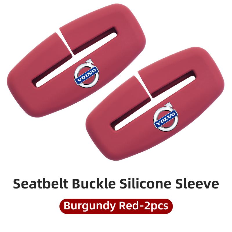 

Silicone Car Seatbelt Buckle Protective Cover Interior Supplies For Volvo C70 S60 S80 S90 T6 V50 V60 V70 V90 XC40 XC60 XC70 XC90