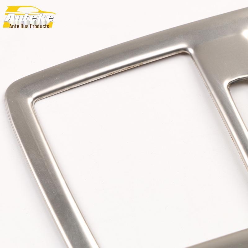 Rear Row Air Outlet Decorative Frame for 16 X1 - Third Row AC Vent Sequin Sticker Accessory