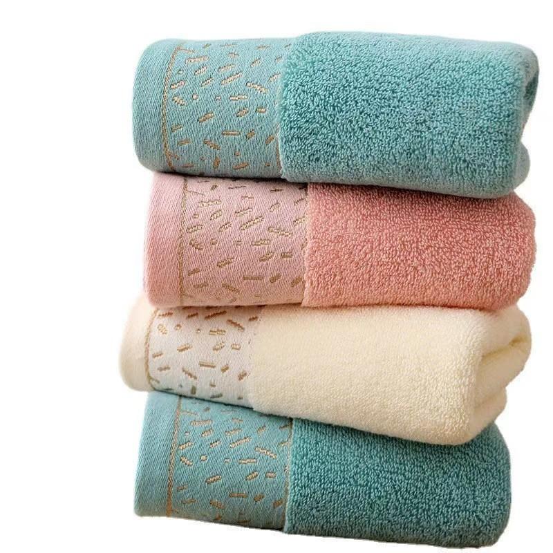 Towel Pure cotton Household face washing and bathing Male and female Pa Universal absorbent couple face towel Soft and skin-friendly Xinjiang cotton