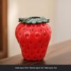 Luxury Strawberry Ceramic Vase: Stylish Home Decor Ornament for Living Room