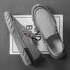 Men's Canvas Slip-On Work Shoes Breathable Anti-Outdoor Summer Rubber Casual Wear-Resistant Fabric Footwear Zapatillas Hombre