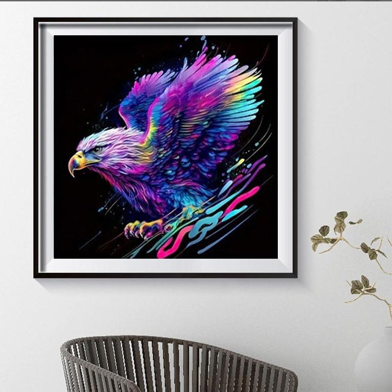 Full 5D DIY Diamond Painting Painted Eagle Diamond Embroidery Full Cross Stitch Home Decoration Handmade Gift