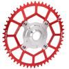 52T 104BCD Motor Bike Chainring Adapter Mid Drive Chainring Spider Chain Conversion Kit for Tongsheng Motor Red