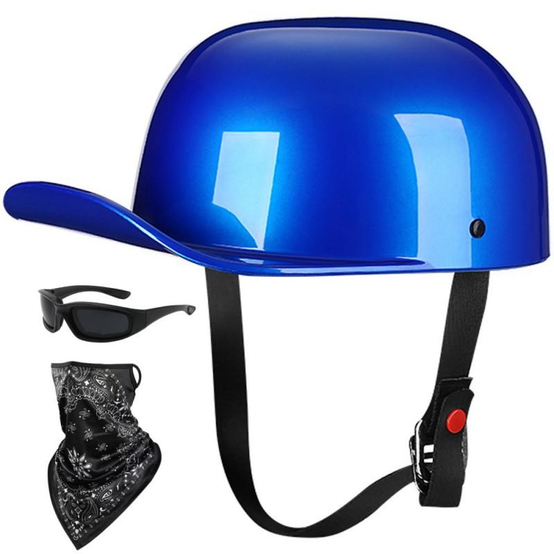 

Retro Gang DS Personality Duck Tongue Baseball Cap Helmet Harley Electric Bicycle Motorcycle Scoop Up-tail Hat XXL
