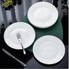 Taisun Ceramic White 10-inch Dinner Plates