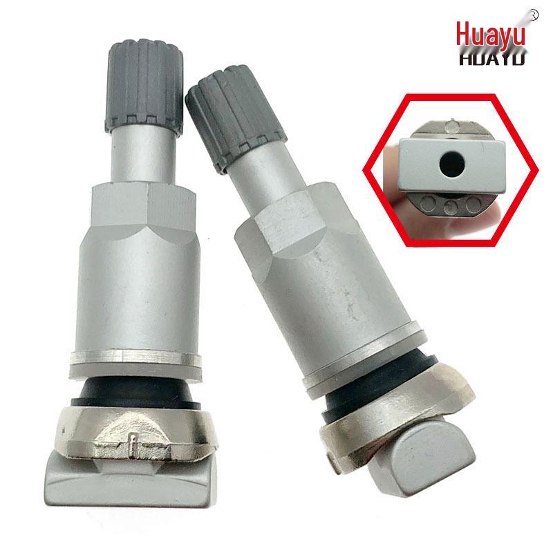 Compatible TPMS Valve Stem for Mercedes, Land Rover, Jeep - Aluminum Alloy Tire Pressure Sensor 55x17