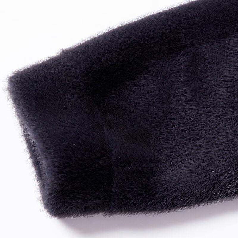 Women's Faux Mink Fur Winter Lapel Coat