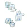 Children's Transparent Silicone Corner Protector for Tables and Glass - Anti-Collision and Anti-Bump Safety Cover.