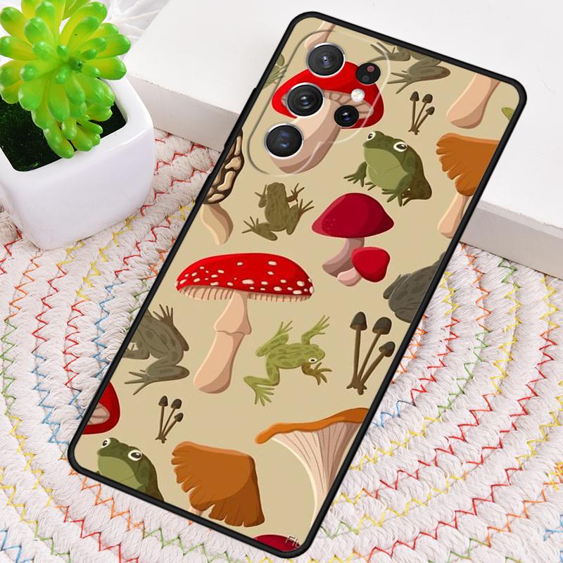 Minzgrün Der Frosch Pilz Silikon Handyhülle Für Samsung Galaxy note 10 pro S26 S25 S24 S23 S22 S21 Plus S25Ultra Capa Cover