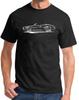 1971 1972 1973 Mercury Cougar Convertible Redline Design Tshirt