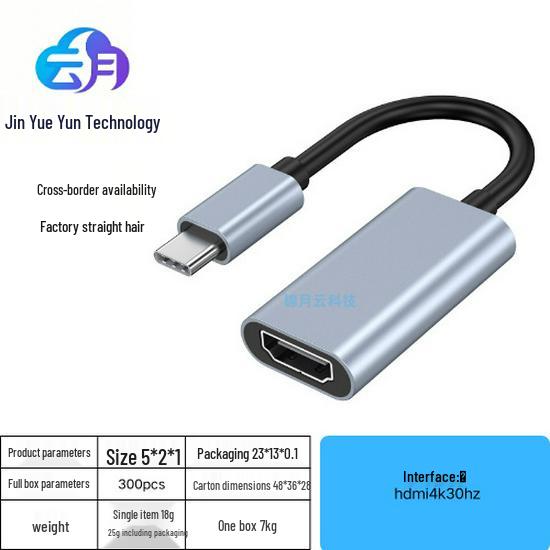 USB-C Docking Station with HDMI 4K Output, USB 3.0 Ports, and PD100W Charging