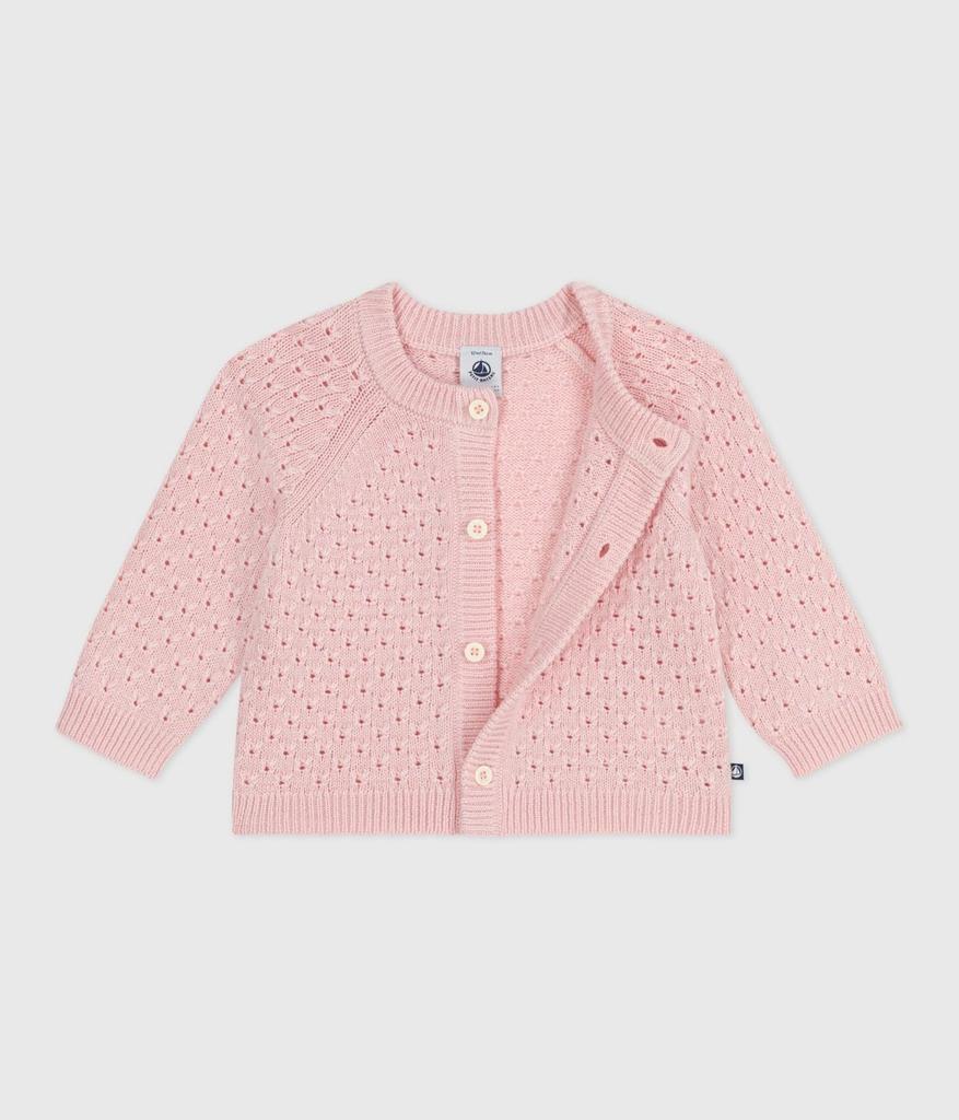 Petit Bateau Cardigan A0DUB Light Pink 24 Months 86cm