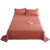 Bed Sheet Summer Single Piece Modern Simple Solid Color Washed Cotton Bed Four-piece Set Dormitory Quilt Bedding
