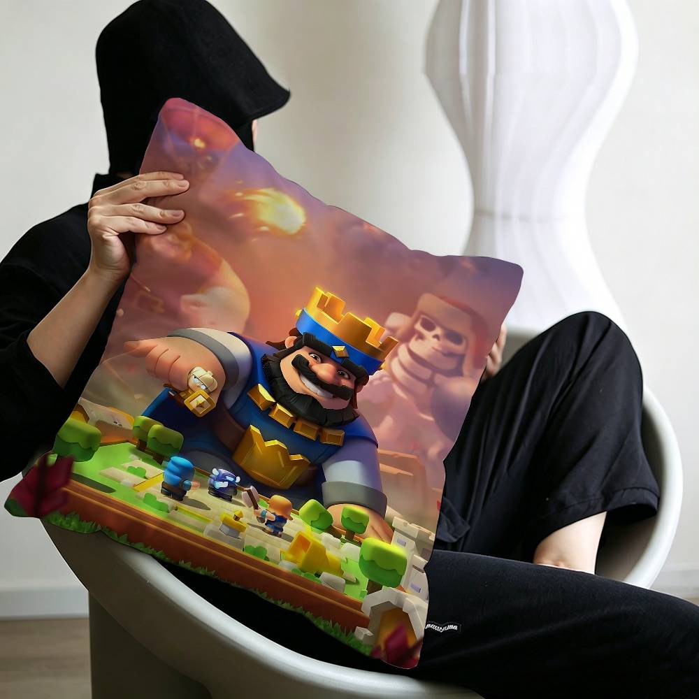Game CClash Royale Cushion Cover Pillow Cover Decor Pillowcase Printed Cushion Case for Couch
