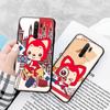 Black Case for Xiaomi Redmi 13C Note 9 iPhone XR 7 8 14 15 11 12 13 X XS Pro Max Samsung A25 S23 S24 FE Ultra Plus Ali the Fox